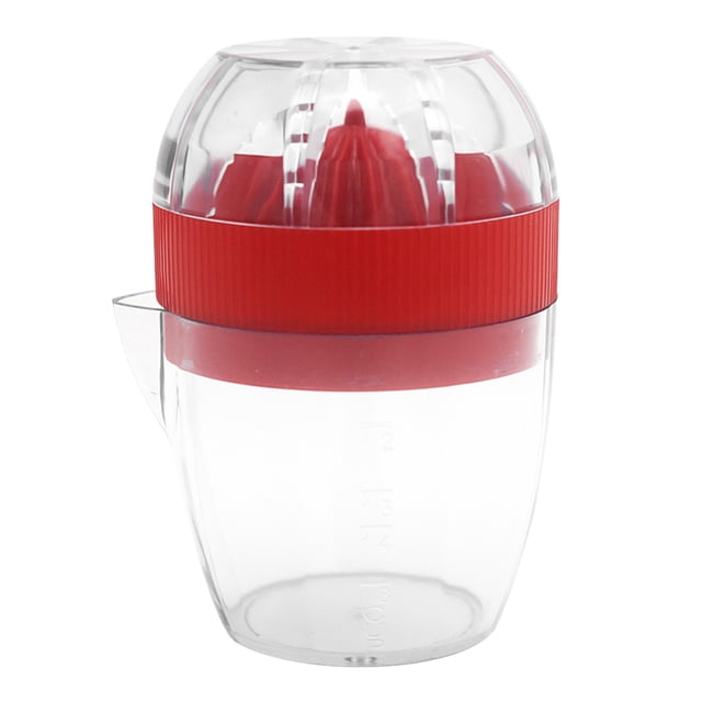 Exprimidor de cítricos con tapa, exprimidor manual de plástico para limones, limas, frutas y verduras, utensilios de cocina