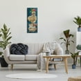 thumbnail image 2 of Stupell Industries Farmhouse Chicken on Bookstack Animals Painting Wrapped Canvas Canvas Art Print Wall Art, 13 x 30, 2 of 7