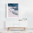 thumbnail image 2 of Deep winter in the High Tauern - Mittersill Salzburg Österreich Photography Snow Winter Mountain Nature Landscape Scenic Minimalist White Framed Wall Art Print 12 x 16 inches, 2 of 3