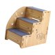 thumbnail image 4 of Escalera para perros de madera escalera de gato, 3 escalones, trepadora de escalada de escalada escalera escalones de mascota para gatos mayores sofá, 4 of 9