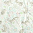 thumbnail image 3 of Lush Decor Pixie Fox Baby Round Ruffle Play Mat Pink/Gray Single 35'' Diameter With 3'' Ruffle, 3 of 6