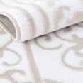 thumbnail image 3 of Rugs.com Hermitage Collection Rug – 5 Ft Octagon Snow White Medium Rug Perfect For Living Rooms, Kitchens, Entryways, 3 of 9