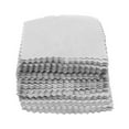 thumbnail image 1 of 50 paños de limpieza para joyas, de gamuza, de plata (gris), 1 of 5