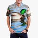thumbnail image 1 of Fotbe Mallard Duck Swimming In A River Camiseta Polo de Golf para Hombre con Estampado – Camisa Deportiva Transpirable con Cuello Abotonado-X-Large, 1 of 6
