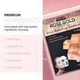 thumbnail image 3 of AZURE Rose Gold Luxury Hydrating Face Mask- Hydrating, Firming, and Anti Aging Facial Mask - Combats Skin Damage - With Rosehip Oil, Hyaluronic Acid & Collagen - Skin Care Made in Korea - 5 Pack, 3 of 6