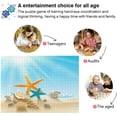 thumbnail image 4 of FREEAMG Sunshine Beach Starfish Shell 1000 Piece Jigsaw Puzzle, Wall Artwork Puzzle Games for Adults Teens 29.5" L X 19.7" W, 4 of 7