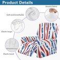 thumbnail image 4 of SCRAWLGOD American Flag Zebra Print Recliner Chair Covers Lazyboy Recliner Cover 4 Piece Stretch Recliner Slipcovers Sofa Covers Washable Furniture Protector with Elastic Bottom for Dog, 4 of 7