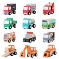 thumbnail image 2 of 1st Generation Wooden Cartoon Toy Car 1 Set Of 12 Models, 2 of 8