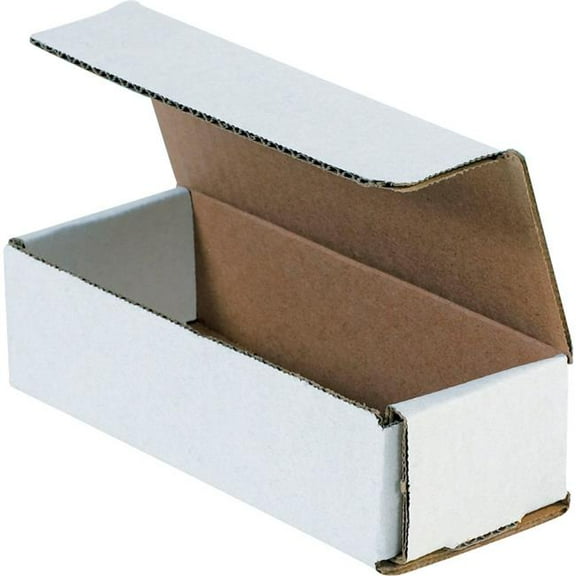 Global Industrial B40216 Corrugated Mailers, White - 6.5 x 2.5 x 1.75 in. - Pack of 50