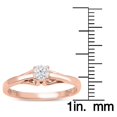 thumbnail image 6 of SuperJeweler Diamond Solitaire Promise Ring In Rose Gold For Women, 6 of 6