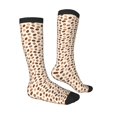 thumbnail image 3 of Picia Women Crew Soft Moisture-wicking Socks Cute Coffee Bean Print Pattern Design Cotton Socks, One Size fit All, 3 of 9