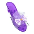 thumbnail image 5 of MERIGLARE Princess Dress up Shoes Decor Toy Slippers for Cosplay Themed Party Birthday purple, 5 of 8