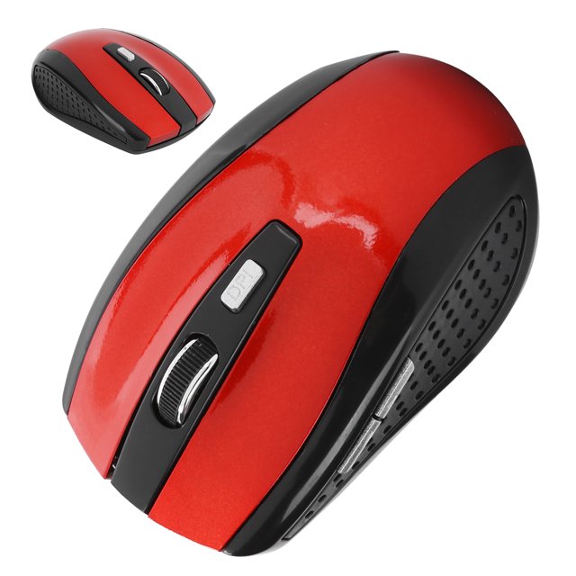 Notebook Computer Mouse with Adjustable DPI 2.4G High Frequency 1600DPI USB Red Light Jitter - free Mouse