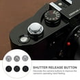 6PCS Aluminum Alloy Shutter Release Button Flat Convex Concave Shutter