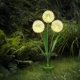 thumbnail image 4 of Luz solar con LED blanco cálido, luz de flores artificiales para exteriores con estaca para el suelo, 4 of 8