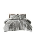 thumbnail image 2 of Cotton Bedding Set 3 PCS Full/Queen Botanical Cotton Comforter Set Gray,Bed In A Bag, 2 of 14