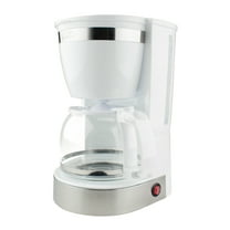 Brentwood Appliances 10 Cup 800 Watt Coffee Maker in White