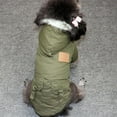 thumbnail image 2 of Maynos Cat Dog Doggie Down Jacket Hoodie Coat Pet Clothes Warm Clothing for Small Dogs Winter, 2 of 16