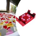 thumbnail image 3 of Innovadora flor artificial de rosa de PE para cumpleaños, día de San Valentín, fiesta de cumpleaños, decoración creativa (rojo) Rojo Verde, 3 of 5