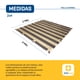 thumbnail image 5 of Malla Sombra 2x4 Metros - Rectangular Bicolor - Lonas para Exteriores - Lona para Sombra - Argolla y Bastilla Ultra-Resistente - Protección UV - Fácil Instalación - Malla 2x4 BC, 5 of 7