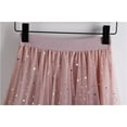 thumbnail image 4 of Ediodpoh Sequin Skirt for Women Star Tutu High Low Sparkly Layered Elastic Waist A Line Long Sequin Skirt Long Skirts for Women Pink XXL, 4 of 4