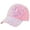 Pink, variant on Women's Sparkly Sequin Baseball Cap Messy Low Bun Ponycap Velvet Mesh Trucker Hat- Blue
