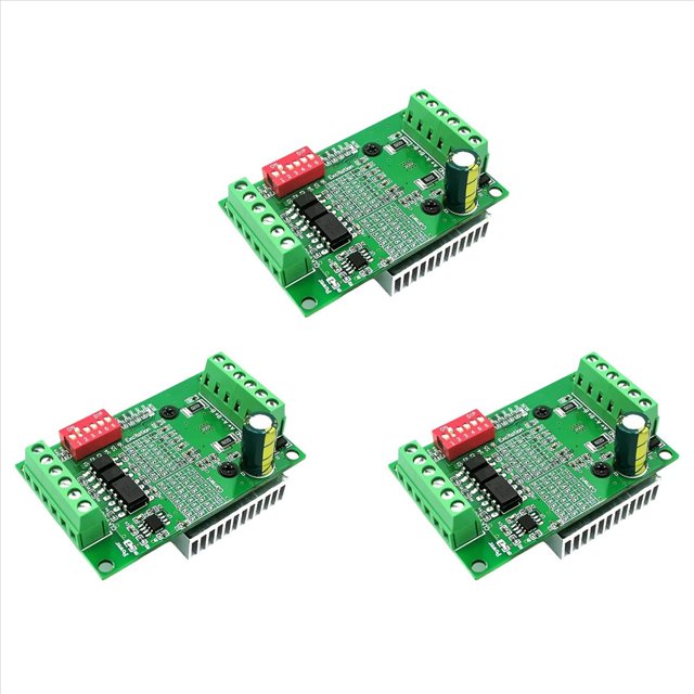 3X Placa Controladora de Motor Paso A Paso TB6560 3,5 A, 10 V-35 V, Control de Enrutador CNC, Protección Sobrecalentamiento y Bajo Voltaje