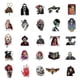 thumbnail image 5 of 100X Horror Movies Title Characters Poster Stickers Dracula Vampire Scream Scene, Sticker Set, 5 of 5