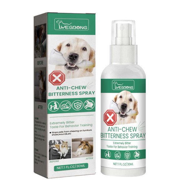 Chew Spray Dog Anti Alcohol Free Pet Anti-Gnawing para evitar que los perros mastiquen Hugtrwg Para estrenar