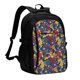 thumbnail image 1 of Fotbe Rock Music Mochila con Estampado y Puerto USB para Hombre y Mujer, Mochila Antirrobo, Mochila de Viaje, Mochila Escolar, Mochila Universitaria, 1 of 7