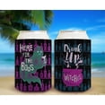 thumbnail image 6 of Womens Halloween Party Decorations Drink Up Witches Here For The Boos 2 Sided 6-Pack Can Drink Sleeves, 6 of 8