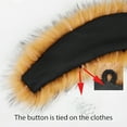 thumbnail image 3 of  Faux Fur Collar Cuffs Set Warm Fake Fur Scarf Winter Women Fluffy Large Shawl Furry Scarves, 3 of 6