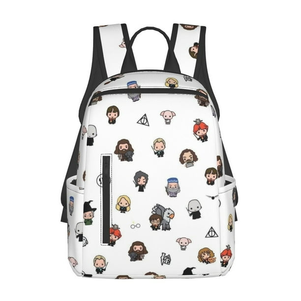 Mochilas Harry Potter De 14,7 Pulgadas Para Estudiantes Conmutando , Mochila De Impresión Duradera Bolsas De Viaje Con Múltiples Bolsillos Con Cremallera Diseño Para Exteriores