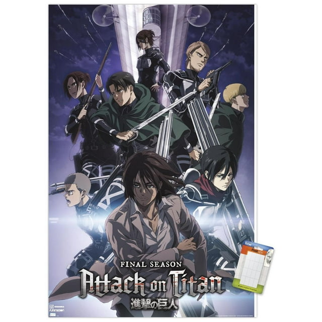 Attack on Titan: Season 4 - Key Visual 2 Wall Poster, 22.375" x 34"