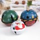thumbnail image 2 of Paquete de 4 mini lazos navideños con cascabeles, para árbol de Navidad Suministros de decoración de fiesta de bricolaje para el hogar, 2 of 3