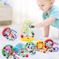 thumbnail image 3 of FastXmas Multifunctional Game Wooden Bead Maze for Parent Interaction Educational Montessori Toys for Cognitive Skills Development and Hand Eye Coordination, 3 of 6