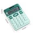 thumbnail image 3 of Gallickan Basic Standard Calculators, 12 Digits Calculator for School, Large LCD Display, Calculator with Stylish Design, Office School Supplies, Green, 3 of 8