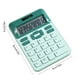 thumbnail image 3 of Calculadora de baterías solares | Calculadora portátil de escritorio de doble propósito de 12 dígitos | Botones grandes, material duradero ABS, energía solar eficiente | Negro | 16x11x2cm, 3 of 8