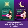 thumbnail image 5 of Night Defense Incontinence Underwear for Women, Adult Diapers, M, 15 Count, 5 of 10