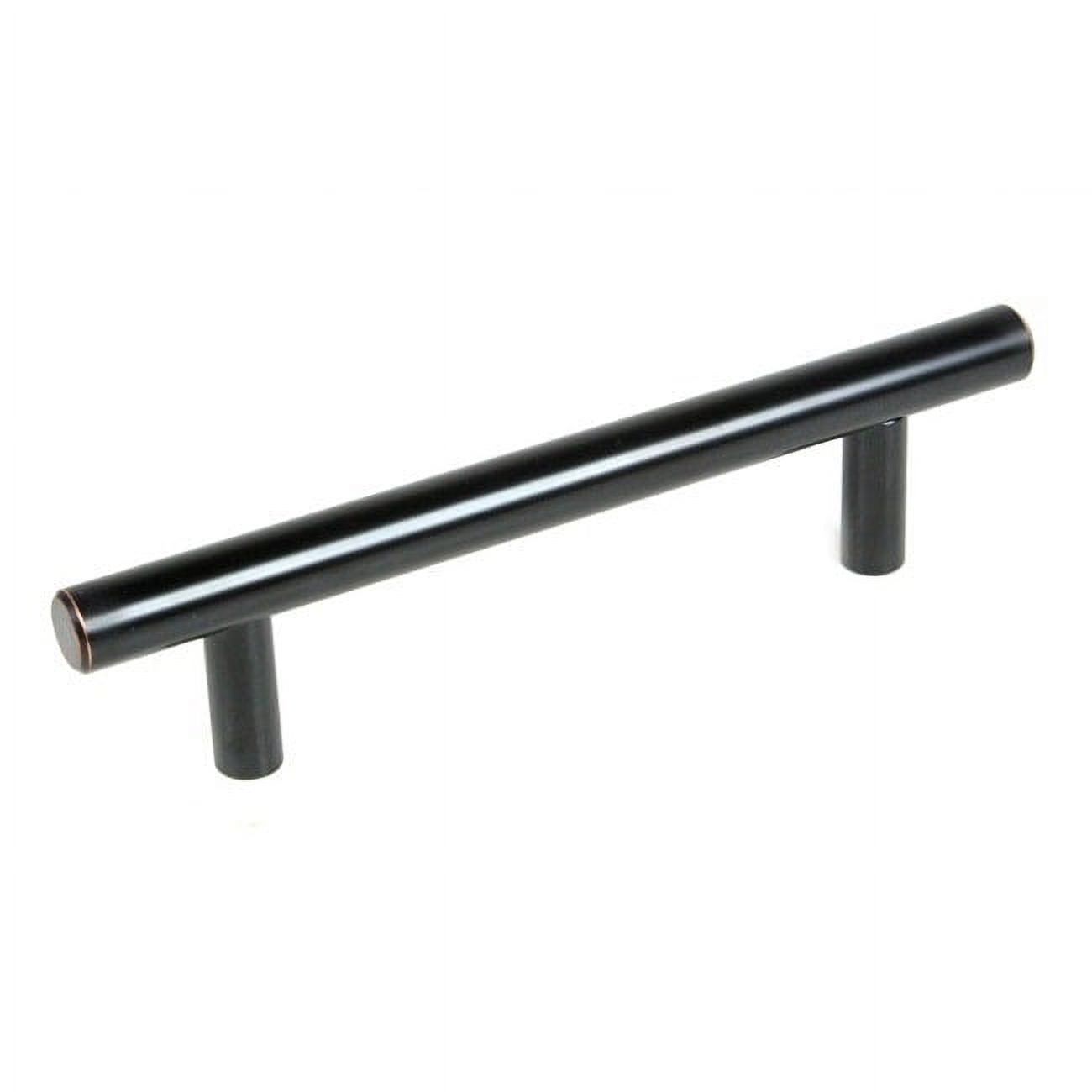 6" Solid Oil Rubbed Bronze Cabinet Bar Pull Handle 6-inch (150mm) Solid Oil Rubbed Bronze Cabinet Bar Pull Handles (Case of 5) - image 2 of 5