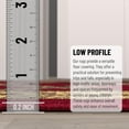 thumbnail image 3 of Ottomanson Trellis Kitchen Runner Rug 1'10" x 6' - Non Slip Low Pile Carpet, Burgundy Red, 3 of 13