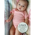 thumbnail image 2 of Honest Baby Clothing Baby Boy or Girl Gender Neutral Organic Cotton Short Sleeve Bodysuits, 3 Pack (Preemie-24 Months), 2 of 8