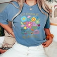 thumbnail image 6 of Let Kindness Bloom T-Shirt, Be Cool Be Kind Retro Flower Shirt, Inspiration Women T Shirt, Aesthetic Floral Kindness Tee, Cute Gift for Her, 6 of 7