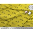 thumbnail image 3 of Soimoi Japan Crepe Satin Fabric Bull Dog Print Fabric by Yard 42 Inch Wide, 3 of 3