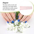 thumbnail image 4 of Nail Art Delicate Removable Artificial Tips Solid Extension Fingernails Fashion Wraps Manicure Tools Decoration for Girls Type 32, 4 of 6