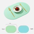 thumbnail image 2 of Bangcool Tapis de Table en Simili Cuir Réversible Imperméable pour la Cuisine, 2 of 10
