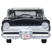 1957 Mercury Montclair Tuxedo Black 1/87 (HO) Scale Diecast Model Car by Oxford Diecast