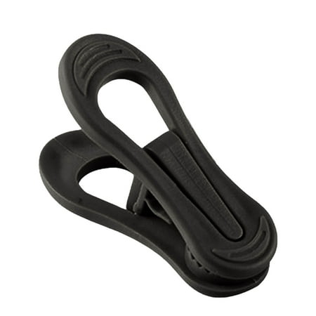 

LuoYinDa Electrical Ground Clamp Round Head PP Clip Functional Round Tube Hanger Accessories Windproof Fixed Drying Clothes White Black Clip