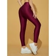 thumbnail image 2 of European And American Style Color Luster Leggings New Selling High Waist Tight Solid Color Small Feet High Elastic Pants, 2 of 6