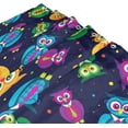 thumbnail image 3 of Coolnut Halloween Color Owl Bath Curtain Rugs Sets 2 Pcs, Bathroom Theme Set with Shower Curtain and Non-Slip Carpet, 60x72in + 23.6x15.7in, 3 of 7